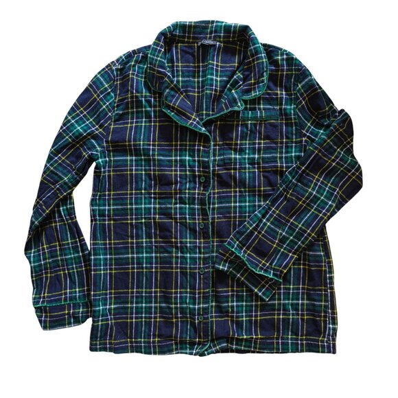 Talbots Plaid Cotton Flannel Cabin Pajamas S - Picture 3 of 6